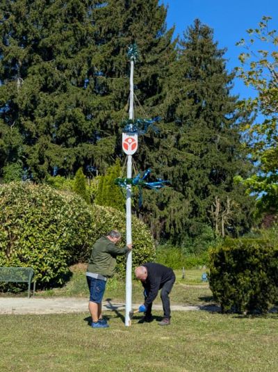 Maibaumaufstellen  – Bild 3